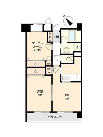 カールトンプラザ川崎の物件間取画像